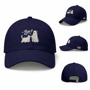 Funny Boo Boop Cat Ghost Halloween Baseball Cap Cat Lovers Gifts