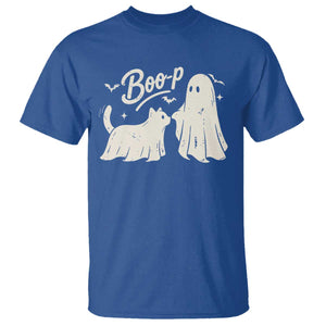 Funny Boo Boop Cat Ghost Halloween T Shirt Cat Lovers Gifts
