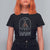 Halloween Christmas T Shirt For Women Tis The Season To Be Creepy Xmas Tree Skeleton Snowy TS11 Black Print Your Wear