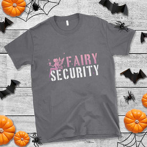 Halloween Dad Mom T Shirt Fairy Security Vintage Fairy Girl Mushroom Star TS11 Charcoal Print Your Wear