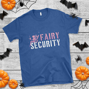 Halloween Dad Mom T Shirt Fairy Security Vintage Fairy Girl Mushroom Star TS11 Royal Blue Print Your Wear