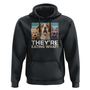 Funny Trump Pets Hoodie They're Eating What Cats And Dogs Presidential Election TS11 Black Print Your Wear