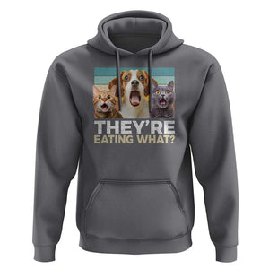 Funny Trump Pets Hoodie They're Eating What Cats And Dogs Presidential Election TS11 Charcoal Print Your Wear