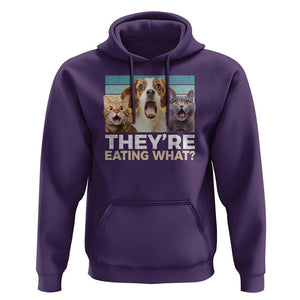 Funny Trump Pets Hoodie They're Eating What Cats And Dogs Presidential Election TS11 Purple Print Your Wear