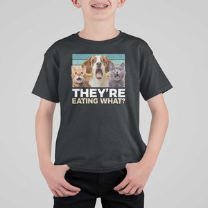 Funny Trump Pets T Shirt For Kid They're Eating What Cats And Dogs Presidential Election TS11 Black Print Your Wear