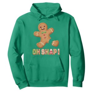 Funny Christmas Gingerbread Hoodie Oh Snap Cookie Baking TS11 Irish Green Print Your Wear