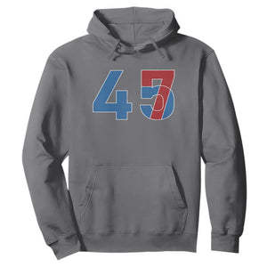 Trump Won 45 47 Hoodie The 47th US President 2024 USA Election TS11 Charcoal Print Your Wear