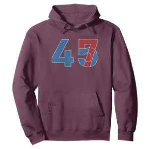 Trump Won 45 47 Hoodie The 47th US President 2024 USA Election TS11 Maroon Print Your Wear