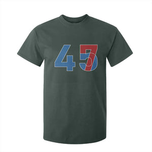 Trump Won 45 47 T Shirt For Kid The 47th US President 2024 USA Election TS11 Dark Forest Green Print Your Wear