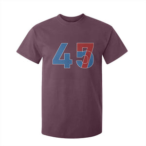 Trump Won 45 47 T Shirt For Kid The 47th US President 2024 USA Election TS11 Maroon Print Your Wear