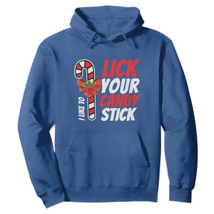 Funny Christmas Hoodie I Like To Lick Your Candy Stick TS11 Royal Blue Print Your Wear