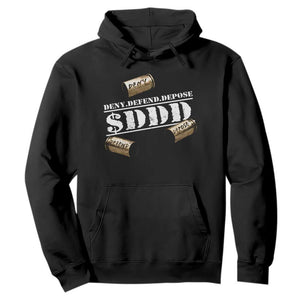 Deny Defend Depose Hoodie $DDD Vintage Bronze Bullet Shells TS11 Black Print Your Wear