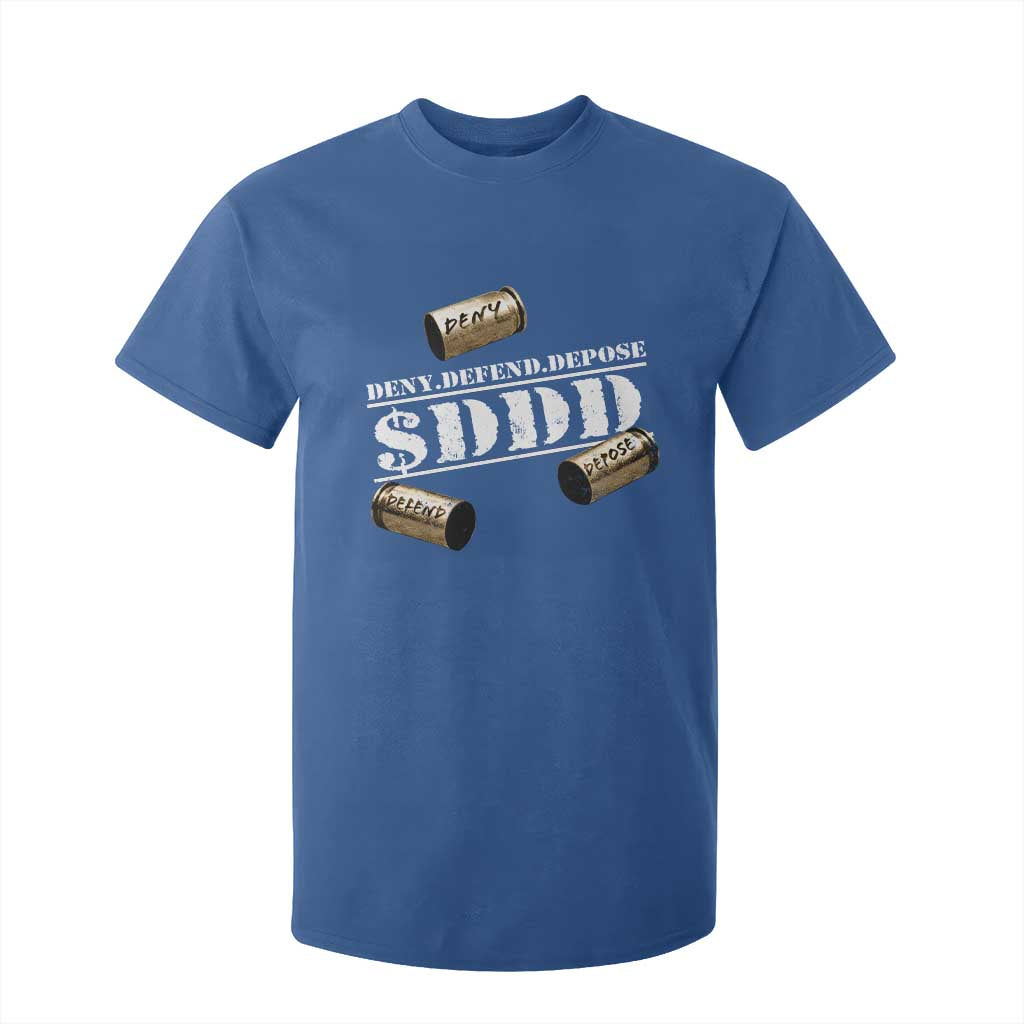 Deny Defend Depose T Shirt For Kid $DDD Vintage Bronze Bullet Shells TS11 Royal Blue Print Your Wear
