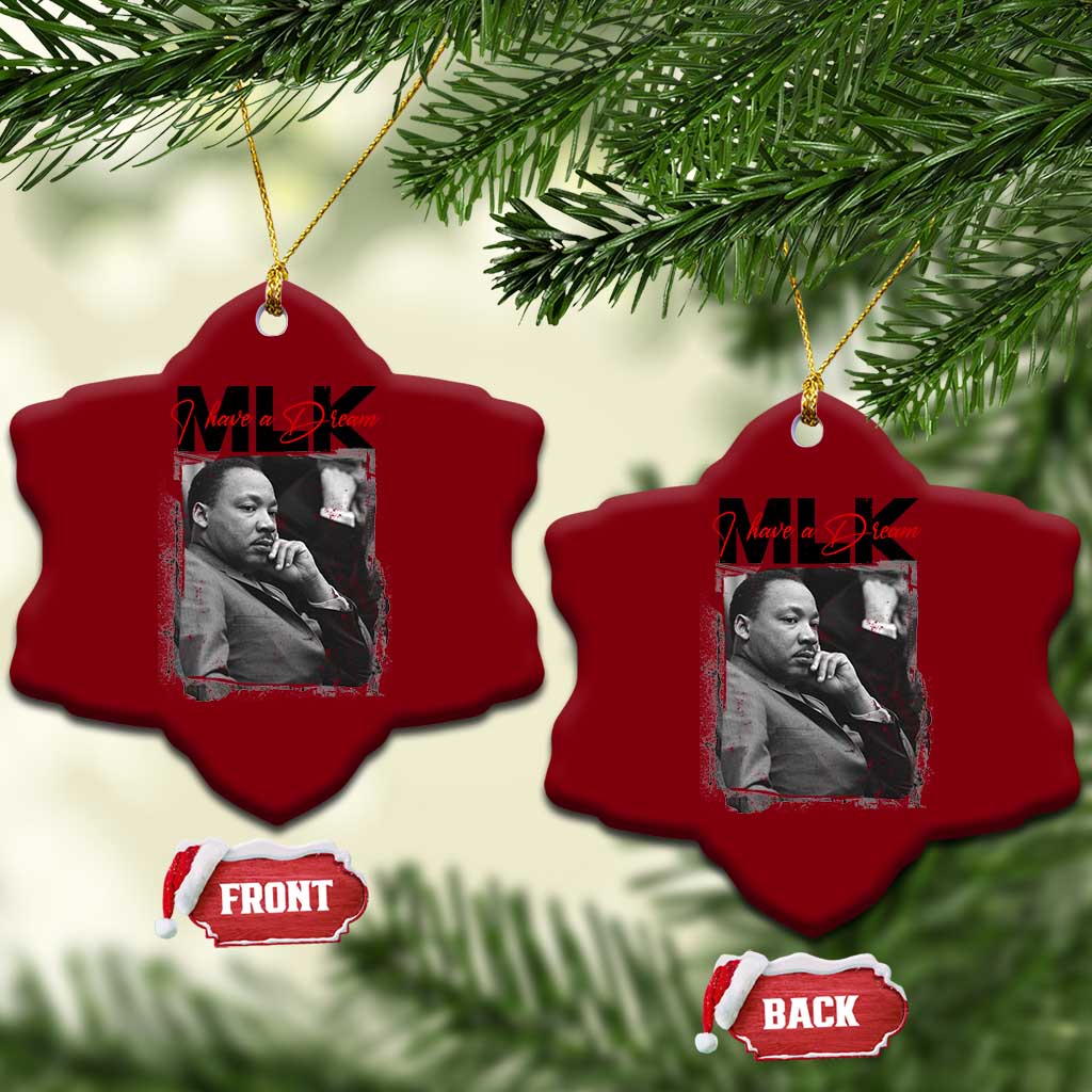 MLK I Have A Dream Ceramic Ornament Dr Martin Luther King Jr Black History Month TS11 Print Your Wear
