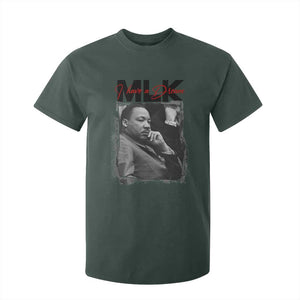 MLK I Have A Dream T Shirt For Kid Dr Martin Luther King Jr Black History Month TS11 Dark Forest Green Print Your Wear