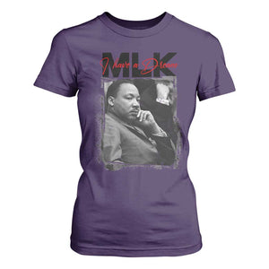 MLK I Have A Dream T Shirt For Women Dr Martin Luther King Jr Black History Month TS11 Purple Print Your Wear