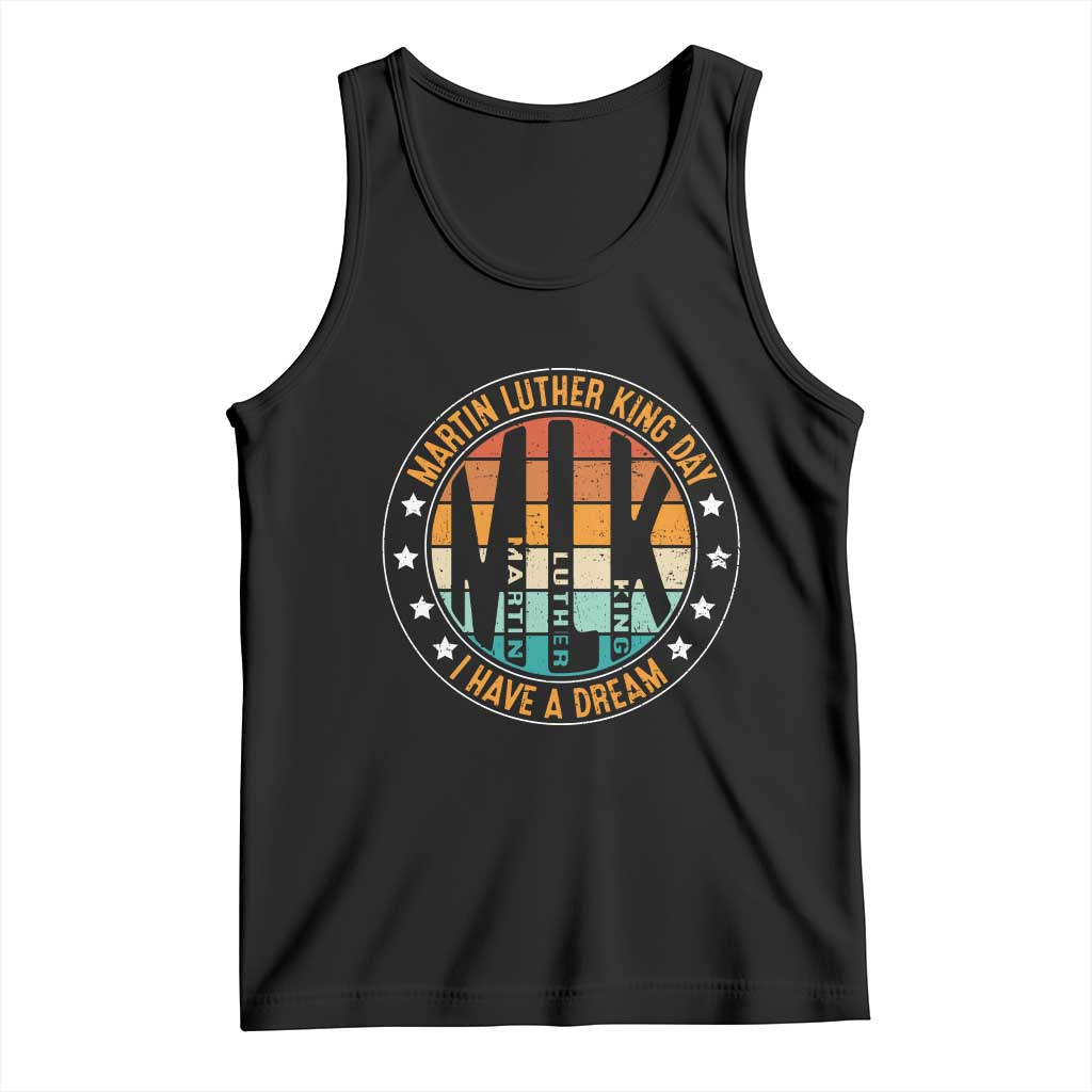 Martin Luther King I Have A Dream Tank Top Retro MLK Day TS11 Black Print Your Wear
