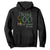 Personalized 100TH Day Of School Football Hoodie Custom Text I Tackled 100 Days Of School TS11 Black Print Your Wear