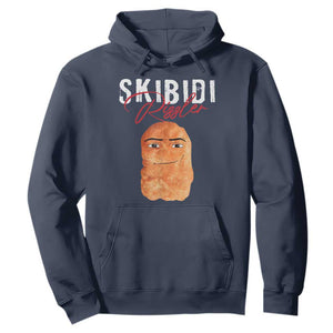 Funny Skibidi Toilet Rizzler Hoodie Brainrot Memes Rizz TS11 Navy Print Your Wear