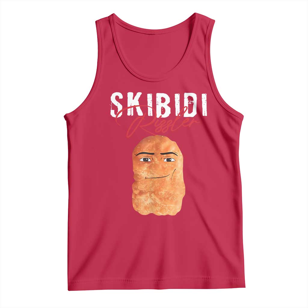 Funny Skibidi Toilet Rizzler Tank Top Brainrot Memes Rizz TS11 Red Print Your Wear