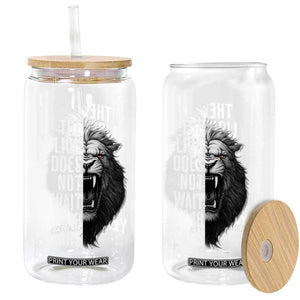 Funny The Lion Does Not Wait 18 Years Glass Can Lion Meme Gen Z Alpha TS11 Print Your Wear