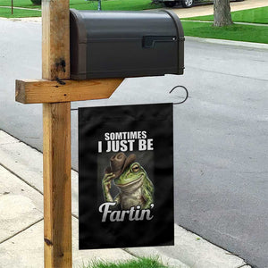 Funny Sometimes I Just Be Fartin Cowboy Frog Garden Flag TS11 Print Your Wear