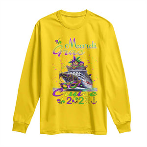 Funny Mardi Gras Cruise 2025 Long Sleeve Shirt Trip New Orleans Family Matching TS11 Daisy Print Your Wear