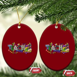 Funny Mardi Gras Teacher Krewe Ceramic Ornament Parade Carnival School Beads TS11 Print Your Wear