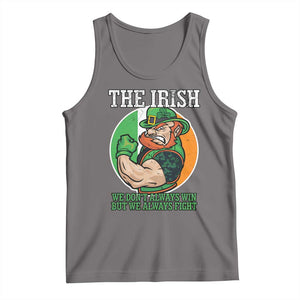 Funny The Irish We Don't Always Win But We Always Fight Tank Top TS11 Deep Heather Print Your Wear