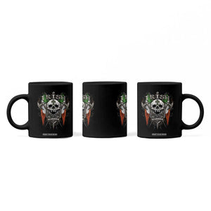 Funny Irish Warrior Coffee Mug Vintage Skull Celtic Cross Ireland Flag TS11 Print Your Wear