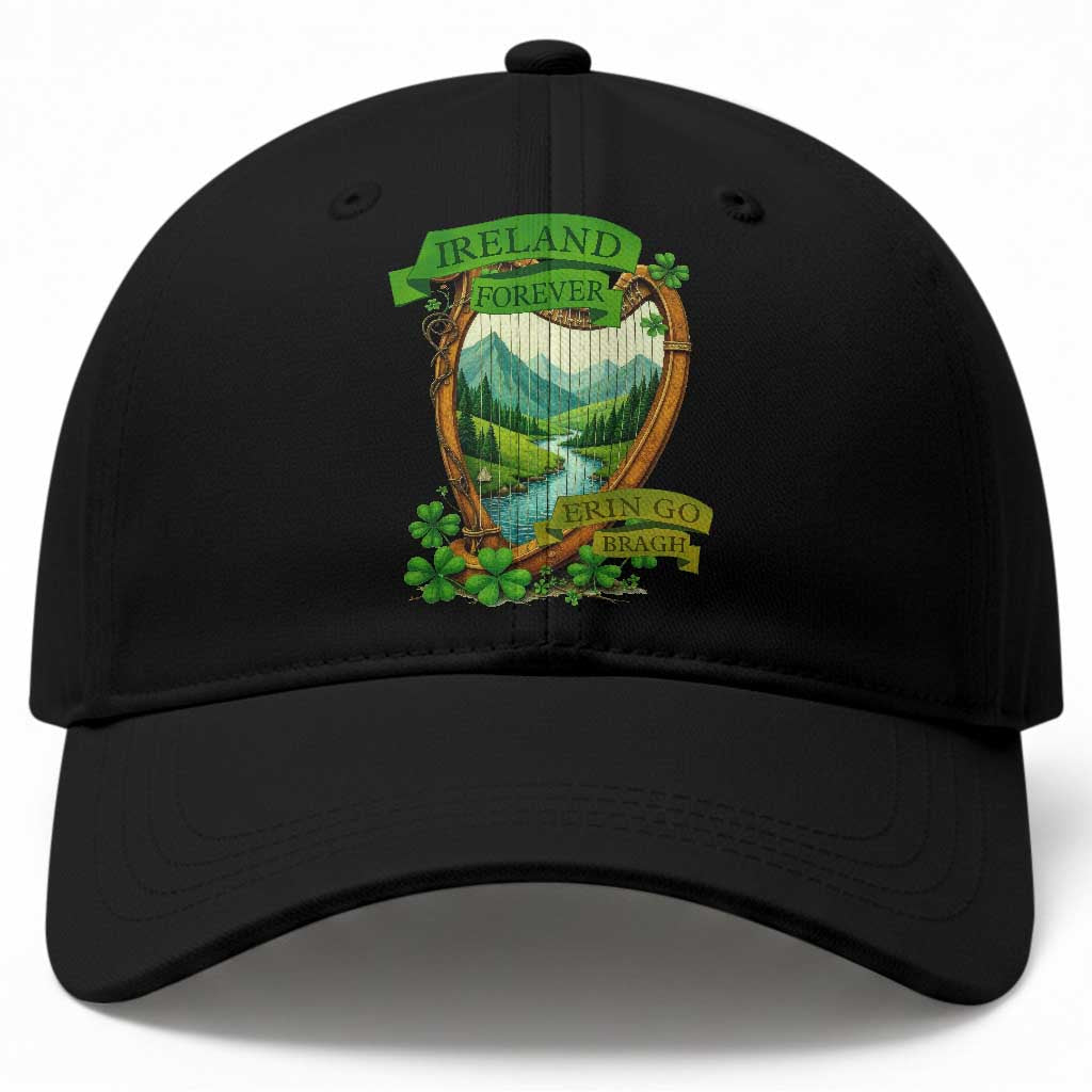 Irish Pride Baseball Cap Ireland Forever Erin Go Bragh Harp Shamrock TS11 Print Your Wear