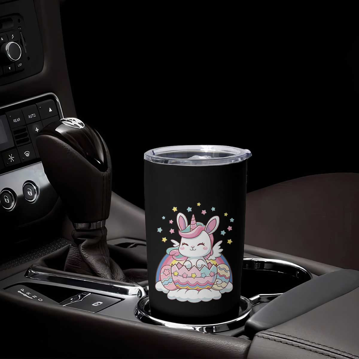 Funny Easter Unicorn Bunny Easter Eggs Tumbler Cup TS11 Print Your Wear