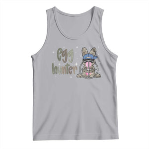 Funny Egg Hunter Tank Top Bunny Hunting Backward Cap Camouflage TS11 Athletic Heather Print Your Wear
