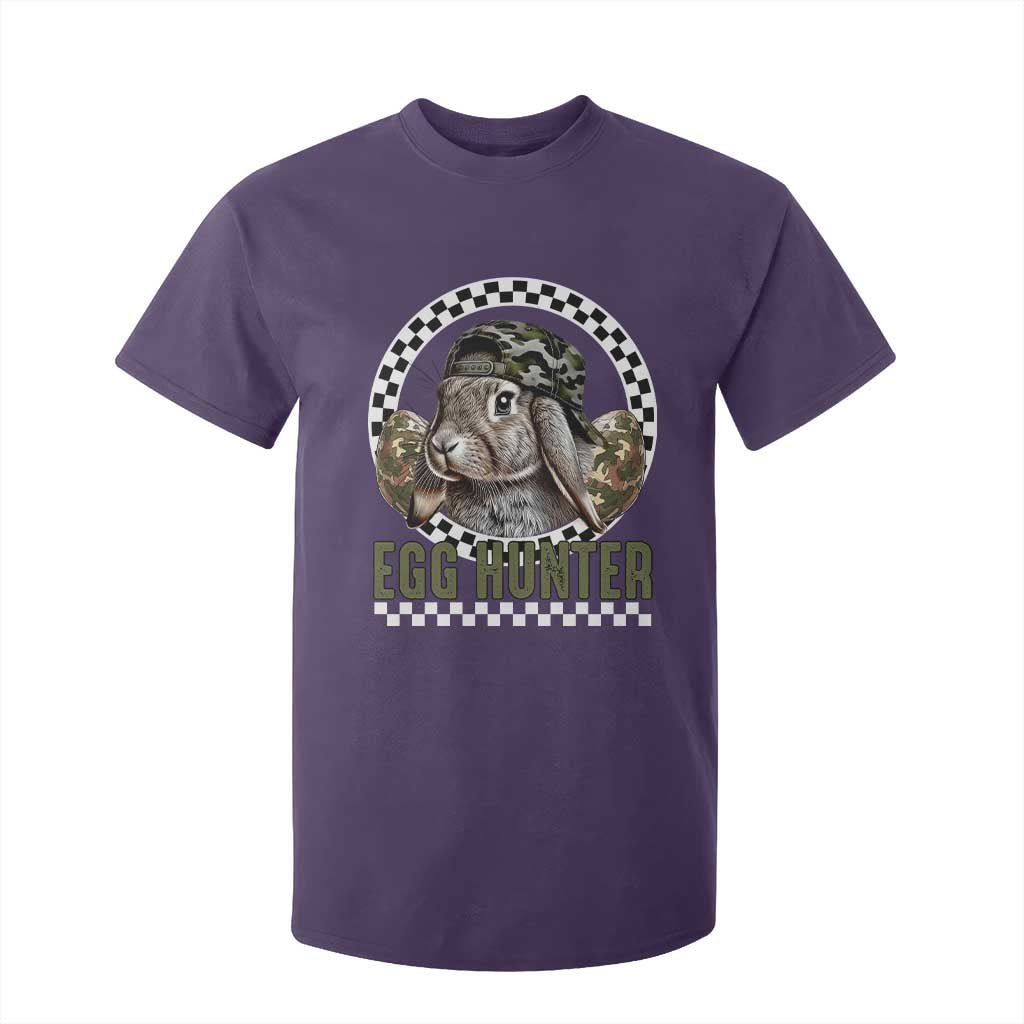 Funny Easter Day Egg Hunter T Shirt For Kid Bunny Hunting Camo Egg TS11 Purple Print Your Wear