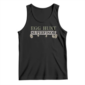 Funny Easter Egg Hunt Supervisor Tank Top Camouflage Camo Egg Hunting Easter Day TS11 Black Print Your Wear