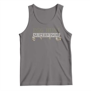 Funny Easter Egg Hunt Supervisor Tank Top Camouflage Camo Egg Hunting Easter Day TS11 Deep Heather Print Your Wear