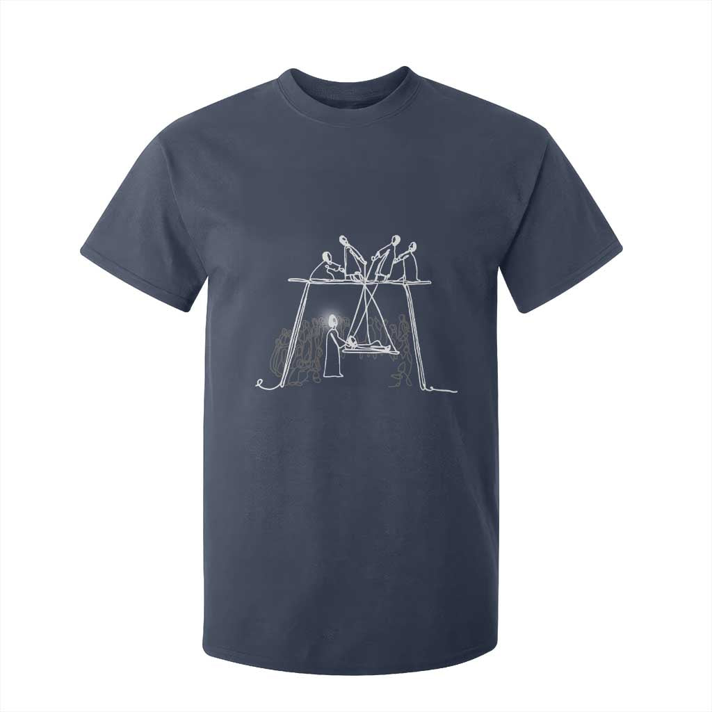 Paralyzed Man Christian Religious Jesus Healing T Shirt For Kid TS11 Navy Print Your Wear