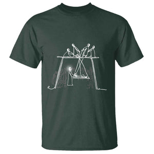 Paralyzed Man Christian Religious Jesus Healing T Shirt TS11 Dark Forest Green Print Your Wear