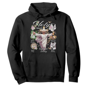 Religious Christian Easter Holy Week Christ Jesus Hoodie TS11 Black Print Your Wear