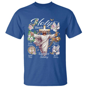 Religious Christian Easter Holy Week Christ Jesus T Shirt TS11 Royal Blue Print Your Wear