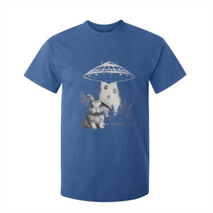 Funny Easter Day UFO Bunny Alien Eggs T Shirt For Kid TS11 Royal Blue Print Your Wear
