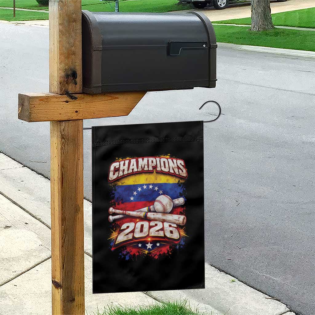 Venezuela Champions 2026 Baseball Lover Venezuelan Flag Garden Flag TS11 Print Your Wear