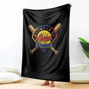 Arepa Power Venezuela Baseball Lover Throw Blanket Venezuelan Pride TS11 Print Your Wear