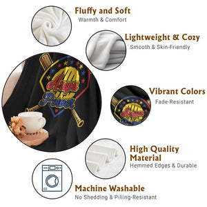Arepa Power Venezuela Baseball Lover Throw Blanket Venezuelan Pride TS11 Print Your Wear