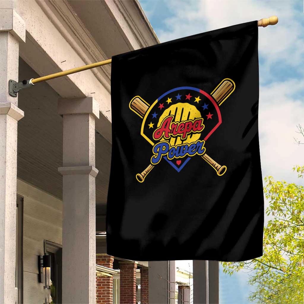 Arepa Power Venezuela Baseball Lover Garden Flag Venezuelan Pride TS11 Print Your Wear