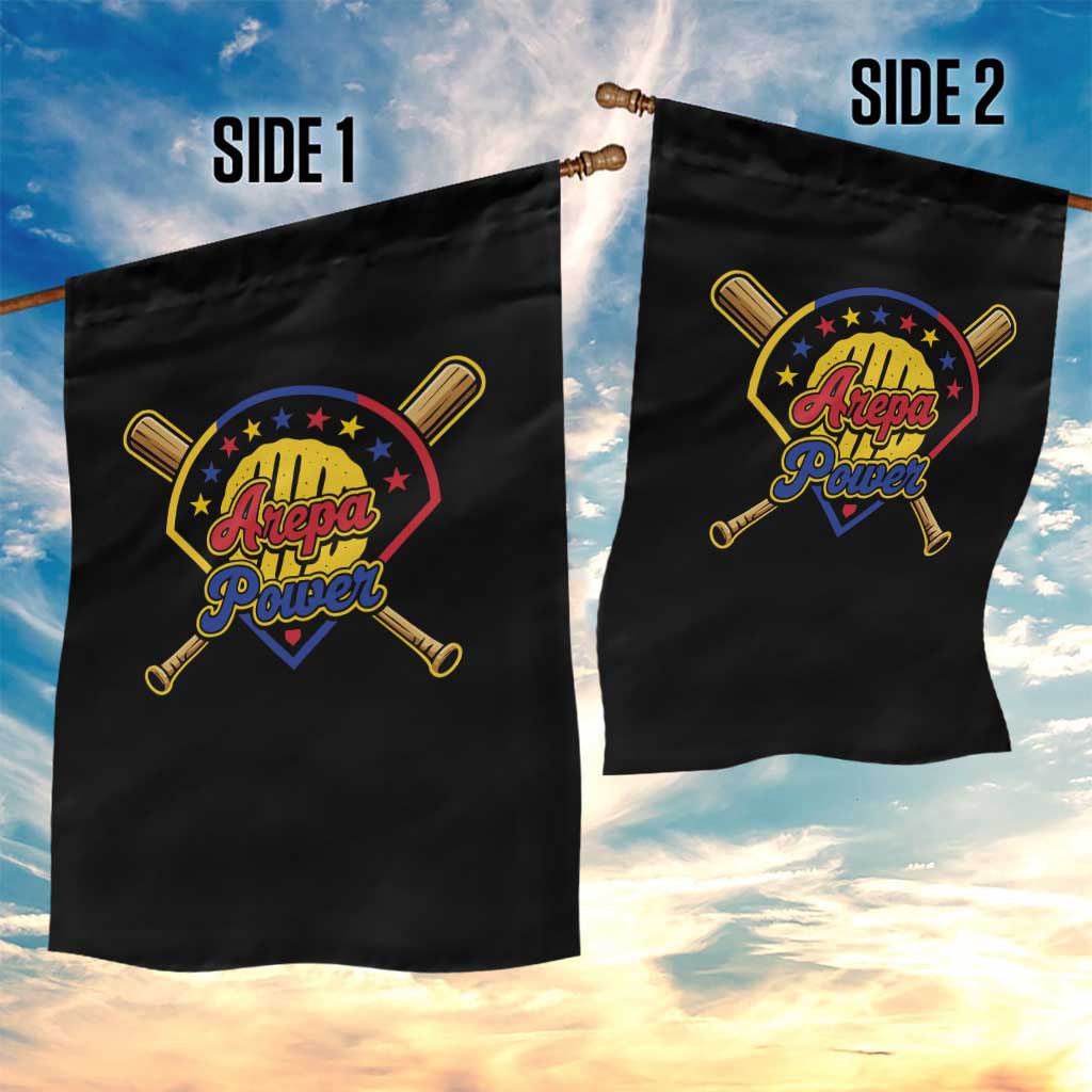 Arepa Power Venezuela Baseball Lover Garden Flag Venezuelan Pride TS11 Print Your Wear