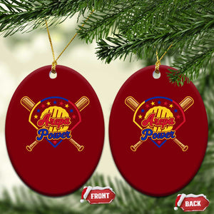 Arepa Power Venezuela Baseball Lover Ceramic Ornament Venezuelan Pride TS11 Print Your Wear