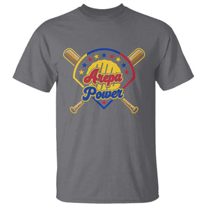 Arepa Power Venezuela Baseball Lover T Shirt Venezuelan Pride TS11 Charcoal Print Your Wear