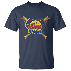 Arepa Power Venezuela Baseball Lover T Shirt Venezuelan Pride TS11 Navy Print Your Wear