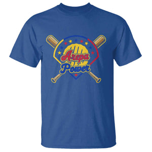 Arepa Power Venezuela Baseball Lover T Shirt Venezuelan Pride TS11 Royal Blue Print Your Wear
